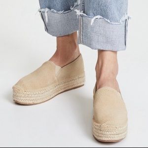 Soludos Malibu Platform Espadrille (Blush) Women’s Slip on Shoes | 9.5